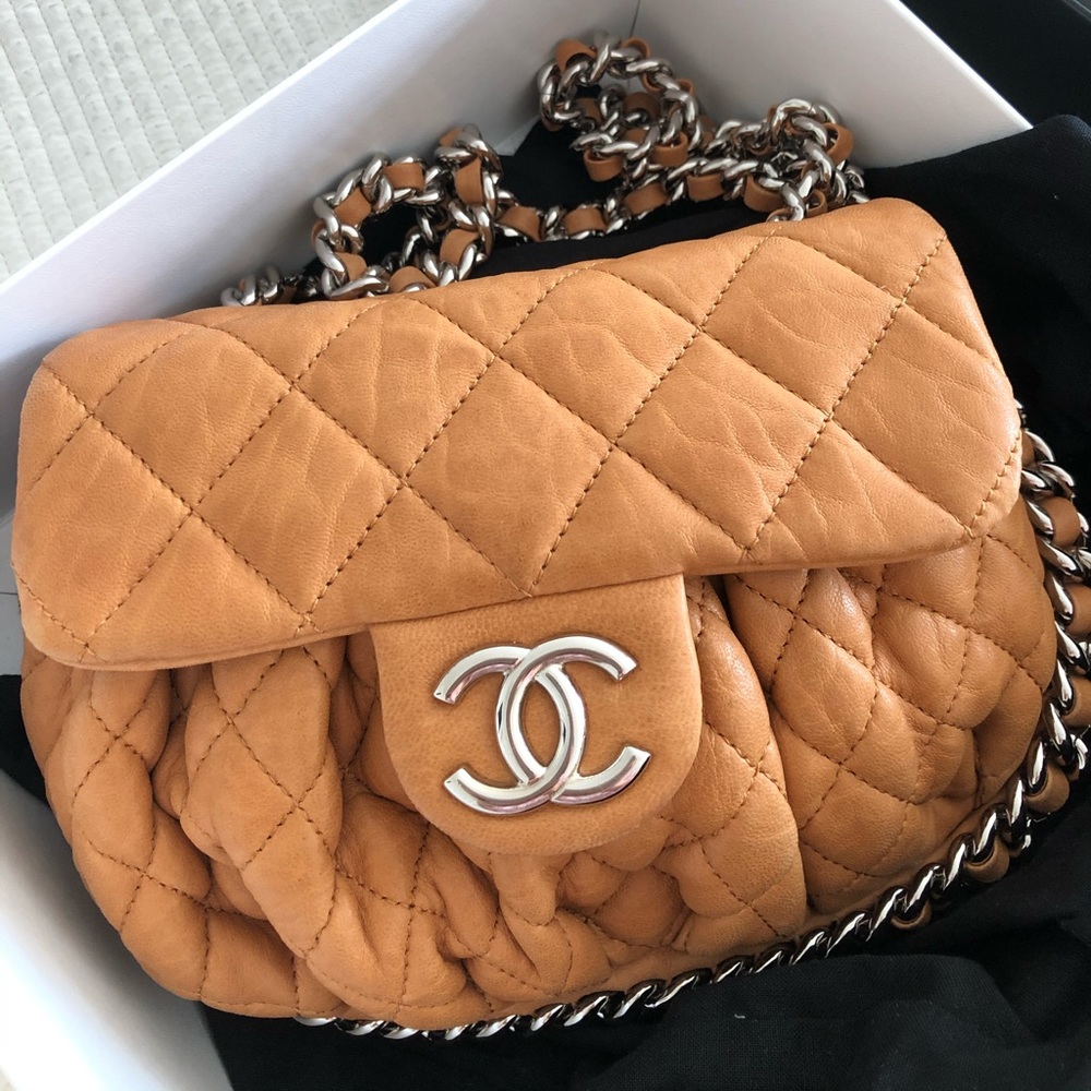 Chanel chain around cross bag